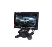 Pardarsey Moniteur LCD TFT rétroéclairé LED de 7 pouces pour caméras de recul de voiture, DVD, caméra de surveillance, STB, récepteur satellite et autres équipements vidéo