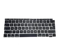 Pardarsey QWERTZ Jeu de touches de rechange pour clavier allemand Compatible avec MacBook Pro Retina 13" 15" A1706 A1707 UK Clavier