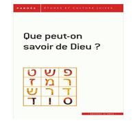 Pardès N° 60 - Que Peut-On Savoir De Dieu ?