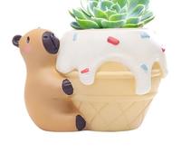 Pardinière animaux - de animales, figurine capybara en résine de succulentes drôles | Conteneur porte-, sculpture de pots de fleurs animaux, jardinière