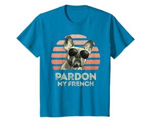 Pardon My French - Frenchie humoristique rétro | Bouledogue français T-Shirt