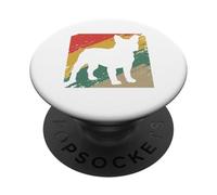 Pardon My French Fun Frenchie Bulldog Puppy Animal Lover PopSockets PopGrip Adhésif