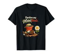 Pardon My plantitude Plant Parent cottagecore Graphique T-Shirt