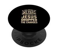 Pardonné par Jésus | Citation chrétienne My Past is Gone PopSockets PopGrip Adhésif