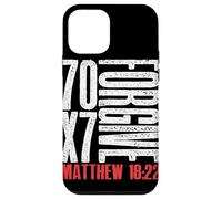 Pardonnez 70 x 7 Fois Soixante-dix Fois Sept Fois Jésus Matthieu 18:22 Coque pour iPhone 12 Mini
