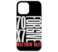 Pardonnez 70 x 7 Fois Soixante-dix Fois Sept Fois Jésus Matthieu 18:22 Coque pour iPhone 12 Pro Max