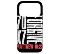 Pardonnez 70 x 7 Fois Soixante-dix Fois Sept Fois Jésus Matthieu 18:22 Coque pour iPhone 17 Pro