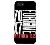 Pardonnez 70 x 7 Fois Soixante-dix Fois Sept Fois Jésus Matthieu 18:22 Coque pour iPhone SE (2020) / 7/8