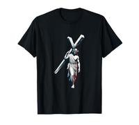 Pardonnez comme Jésus-Christ de Nazareth Portant la Croix T-Shirt