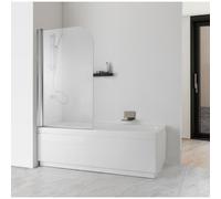 PARE-BAIGNOIRE A UN VOLET GIADA EN VERRE TRANSPARENT 6 MM