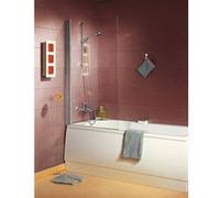 Pare-baignoire ANCOSWING, 1 volet pivotant en verre securit transparent 5mm G
