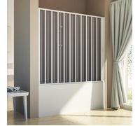 Pare baignoire de douche - FORTE - Delfi Latérale - 160 cm - PVC - Blanc