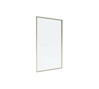 Pare baignoire doré style art déco - 80 x 140 cm - Verre trempé - BRADENTON