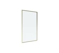 Vente-unique - Pare baignoire doré style art déco - 80 x 140 cm - Verre trempé - BRADENTON