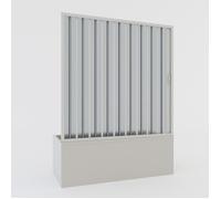 Pare-baignoire douche pliante en PVC - IDRALITE - Ibisco Latérale - Blanc - Pivotant pliant - 1 volet