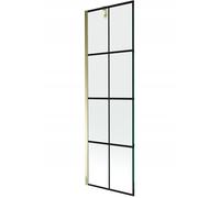 Pare-baignoire Fixe SILLA - 60x150 cm - Paroi de baignoire Doré - BL179