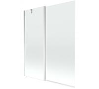 Pare-baignoire Pivotant SILLA - 140x150 cm - Paroi de baignoire Chromé