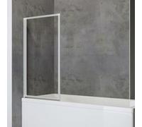 Pare-baignoire pliant 1 volet l.70 x H.120 cm, chrome, Schulte