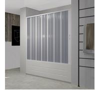 Pare-baignoire pliante en pvc blanc 170 cm latérale h 150 cm mod. Flex