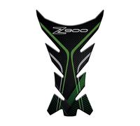 Pare-baignoire synthétique adhésif effet 3D, compatible avec KAWASAKI Z900 (vert foncé)