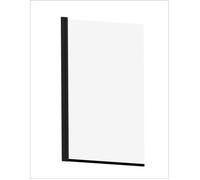 Pare-bain - JACOB DELAFON - Struktura - 80 x 140 cm - 1 volet pivotant - Réversible - Finition Noir mat