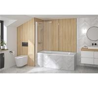 Pare Bain Samoa 80 Blanc Transparent - KINEDO PB150BTN