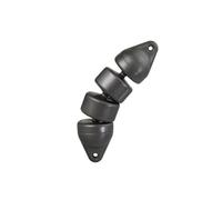 Pare-battage articulé - PLASTIMO - 12 x 48 cm - Noir - PVC souple - Protection bateau