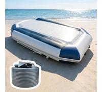 Pare Battage pour Bateau Bande Protection Anti-usure Bateaux Gonflables | Largeur 20 cm Protecteur de Moulure Marine pour Canots de Sauvetage/ Yachts/ Kayaks, Profilé Bord en Caoutchouc Tout-temps