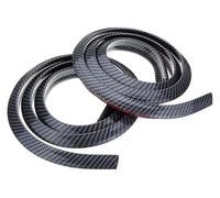 Pare-Boue D'aile 1,5 M Extensions De Bande Passage Roue Anti-Rayures Garde-Boue Voiture Fender Flare Extension Moulure Sourcil Garniture Couleur 4 X Carbone(2 X Carbon)