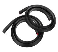 Pare-Boue D'aile 1,5 M Extensions De Bande Passage Roue Anti-Rayures Garde-Boue Voiture Fender Flare Extension Moulure Sourcil Garniture Couleur 4 X Carbone(4 X Black)