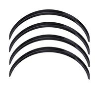 Pare-Boue D'aile pour Focus pour Edge pour Fusion pour Mustang Autocollants Évasés pour Garde-Boue Et Sourcils Roue Voiture 73cm/29''(Glossy Black)