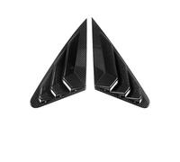 Pare-Brise 2017 2018 2019 pour A4 Berline S4 B9 Persiennes Fenêtre Grille D’aération Latérale Couvercle Volet Arrière(Aspect Fibre de Carbone)