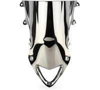 Pare-Brise à démontage Rapide Pare-Brise de pour Moto pour BMW S1000RR 2010-2014 Pare-Brise de pour Moto Kit de Montage(Argent)