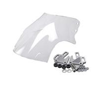 Pare-Brise à Double Bulle de Rue de Moto pour Honda NT400 NT650 NTV X11 X4 VTR250 Bros CBF600 CB400 CB250 CB600 CB919 SV650 (Dégager)