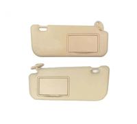 Pare-Brise Avant Pare-Soleil Pare-soleil Avant Gauche/droit Avec Miroir De Maquillage De Remplacement Pour Toyota Pour Corolla E160 E170 2014 2015 2016 2017(BEIGE,1 paire)