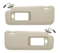 Pare-Brise Avant Pare-Soleil Pare-soleil De Voiture Avec Miroir Pour Mazda CX-9 CX9 2010-2015, Côté Conducteur Et Passager, De Remplacement.(BEIGE,Left right set)
