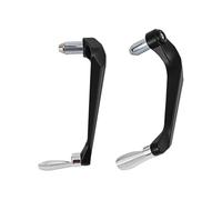 Pare Brise Bouclier Protection Mains Pour Guidon 7/8 Pouces Protège-mains Universels Frein Embrayage Moto Pièces Modifiées(B silver)