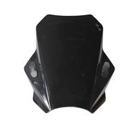 Pare-Brise Cache Carénage pour Bullet pour Meteor pour Hunter 350 pour Scram 411 pour Interceptor 650 Couverture Pare-Brise Réglable Moto Déflecteur(Black)