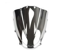 Pare Brise Carénage Moto Déflecteur pare brise moto à Double bulle pour Suzuki pour GSXR125 pour GSXR150 2017-2022 2018 2019 2020 2021(Chrome)