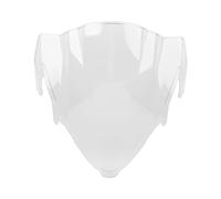 Pare Brise Carénage Moto Pour Suzuki pour Hayabusa pour GSXR1300 pour GSXR 1300 2021 moto Double bulle fumé noir pare-brise pare-brise couverture protection(Transparent)