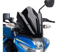 Pare-Brise Compatible avec Suzuki GSX-S 125 17-21 Noir Puig NG Sport