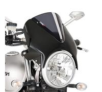 Pare-Brise Compatible avec Yamaha XJR 1300 Puig Vision fumé foncé