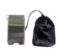 Pare-brise de camp pour cuisinière de camping - 16 assiettes - Bloqueur de vent pour l'extérieur - Four de camping portable pliable - Pare-brise avec sac pour pique-nique de randonnée