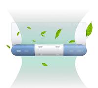 Pare-brise de climatiseur à soufflage anti-direct, filtre rétractable Pare-brise de climatiseur Couvercle de commande de climatiseur Déflecteur de vent