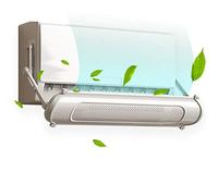 Pare-brise de climatiseur pour empêcher le soufflage direct, déflecteur de climatiseur de pare-brise réglable pour la maison/le bureau Déflecteur de climatiseur rétractable dans la direction du vent