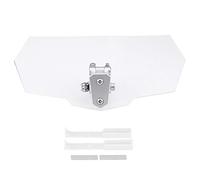 Pare-Brise de Grand Tourisme Pare-Brise Pare-Brise Double Bulle fumée foncée Moto Universel réglable Pare-Brise déflecteur de Vent Pare-Brise pour