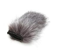 Pare-Brise de Microphone en Fourrure Artificielle, Fourrure de Pare-Brise de Petit Microphone Universel Flocage Portable pour Microphones d'Interview à Long Tube
