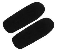 Pare-brise de microphone en mousse éponge | 2 housses de micro en mousse éponge de 41 à 52 mm par 144 mm.