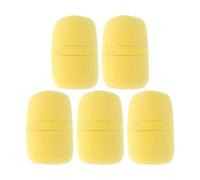 Pare-brise de microphone en mousse éponge | Jaune 5 pièces 55x80mm pare-brise for microphone à main