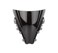 Pare-brise De Moto À Double Bulle Visière Déflecteur Carénage Pour YZF Pour R6 600 2006 2007 Pour YZFR6 Pour YZF-R6 Extension Pare-Brise Moto(Black)